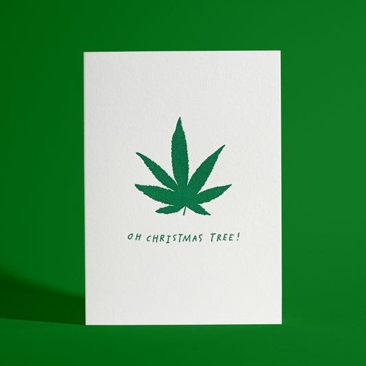 Oh Christmas Tree! Letterpress Greeting Card