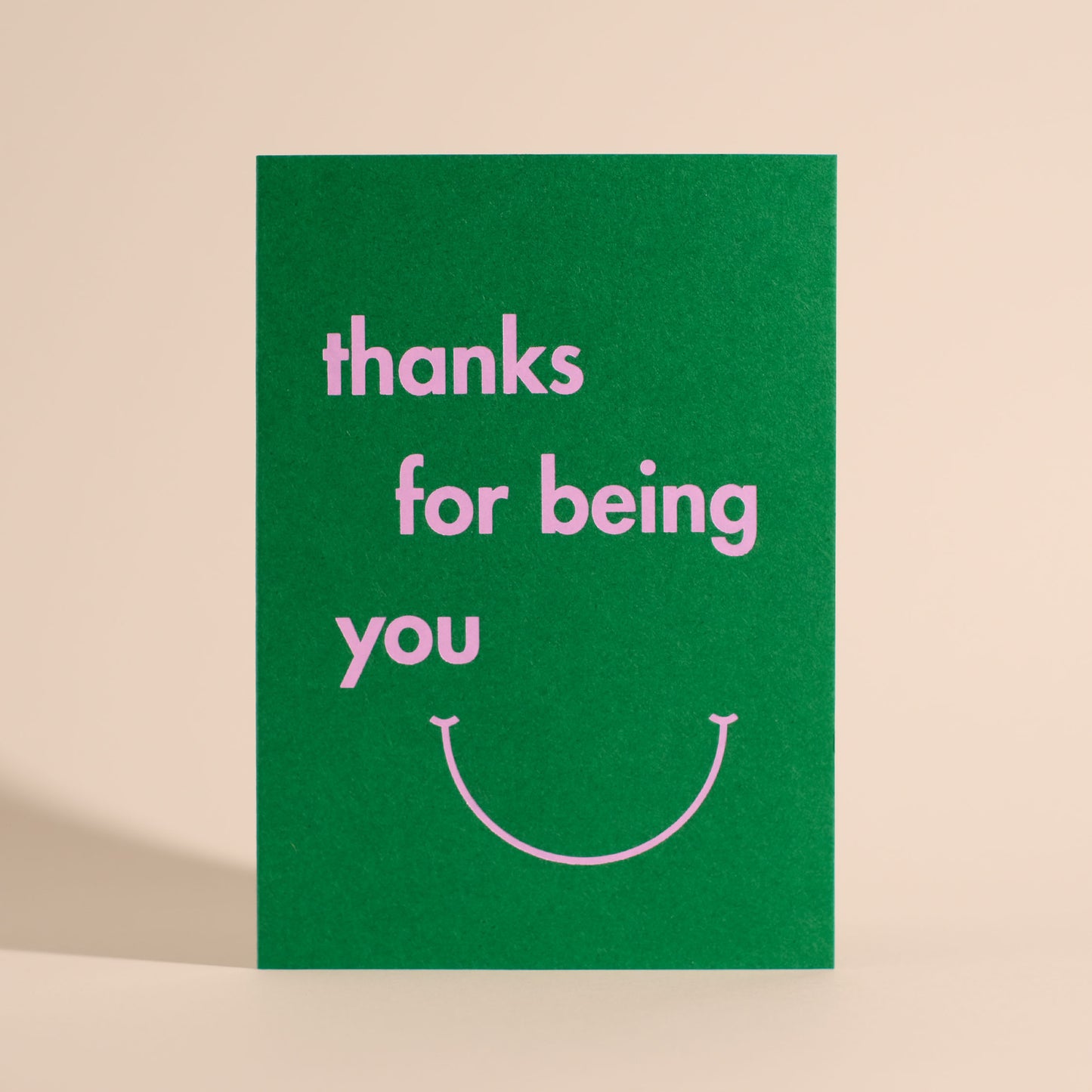 Thanks For Being You Foil Stamped Greeting Card